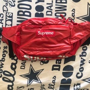 Red Supreme Waist Bag FW17